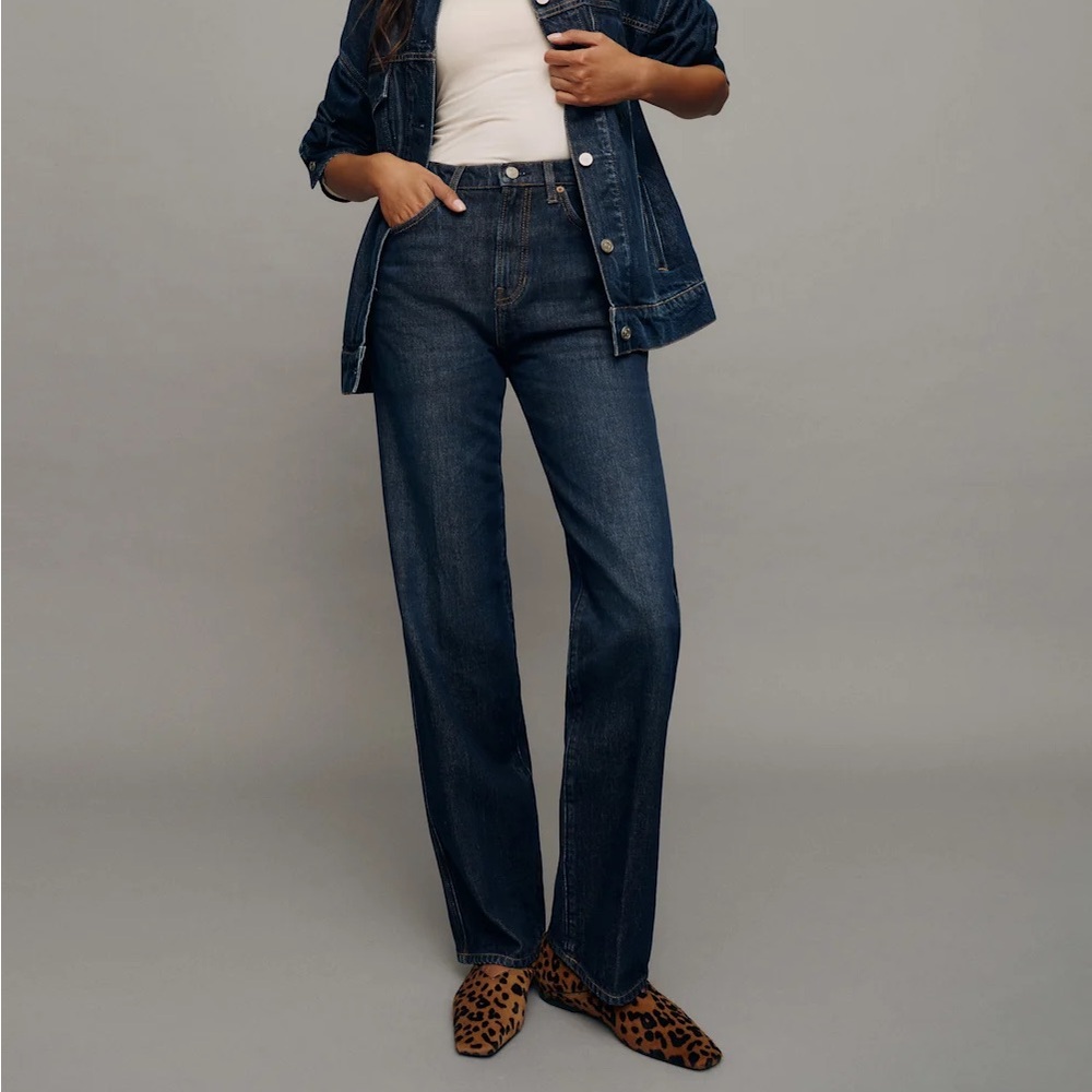 Reformation Val 90s Mid Rise Straight Jeans